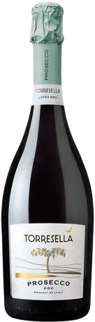 Вино игристое Torresella Prosecco Extra-Dry D.O.C. белое экстра сухое 0.75 л 11%