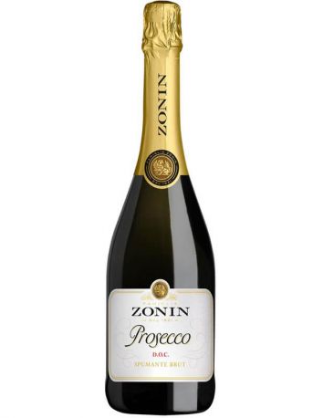Вино игристое Zonin Prosecco DOC brut белое сухое 0.75 л 11%