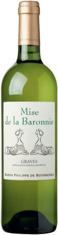 Вино Baron Philippe de Rothschild, "Mise de la Baronnie" Blanc, Graves AOC, 2016