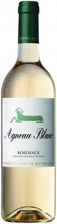 Вино Baron Philippe De Rothschild, "Agneau" Blanc, Bordeaux AOC, 2016