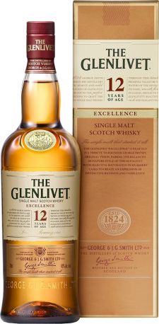 Виски The Glenlivet 12 Years Old "Excellence", gift box, 0.7 л