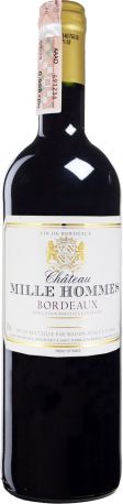 Вино "Chateau Mille Hommes" Rouge, Bordeaux AOC