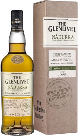 Виски Glenlivet, "Nadurra" First Fill Selection (63.1%), gift box, 0.7 л
