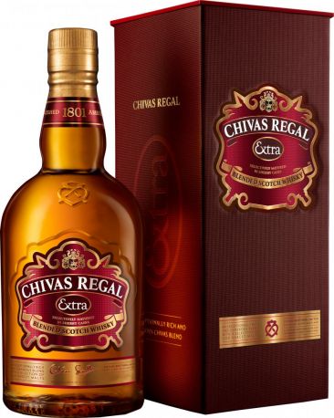 Виски "Chivas Regal" Extra, gift box, 1 л