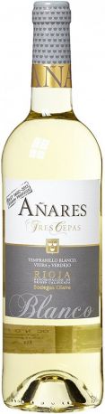 Вино Bodegas Olarra, "Anares" Tres Cepas Blanco, Rioja DOCa, 2015