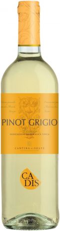 Вино Cantina di Soave, "Cadis" Pinot Grigio, Veneto IGT, 2016