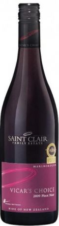 Вино Saint Clair Vicar's Choice Pinot Noir 2009