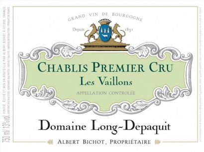 Вино Domaine Long-Depaquit, Chablis Premier Cru "Les Vaillons" AOC, 2014 - Фото 2