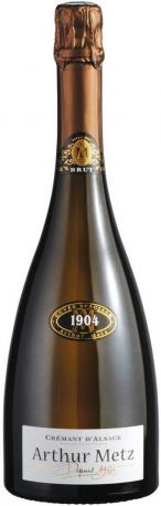 Игристое вино Arthur Metz, "Reserve de l'Abbaye" Cuvee 1904, Cremant d'Alsace AOP - Фото 1