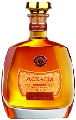 Коньяк "Аскания" Икс О, в подарочном мешочке, 0.7 л - Фото 2