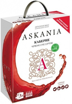 Вино Tavria, "Askania" Cabernet, bag-in-box, 3 л