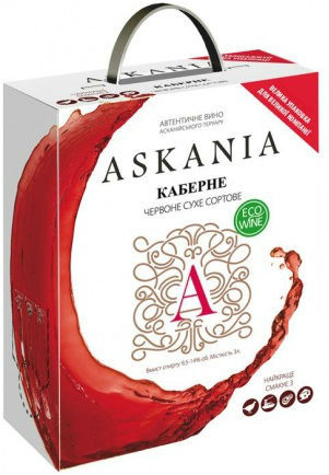 Вино Tavria, "Askania" Cabernet, bag-in-box, 10 л
