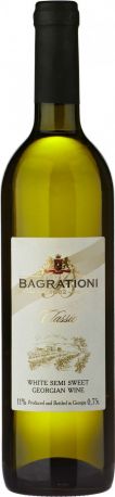 Вино Bagrationi, "Classic" White Semi-Sweet