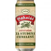 Упаковка пива Bakalar Dry Hopped Lager светлое фильтрованное 5.2% 0.5 л х 24 шт Упаковка пива Bakalar Dry Hopped Lager светлое фильтрованное 5.2% 0.5 л х 24 шт