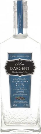 Джин "Bleu d'Argent" London Dry, 0.7 л