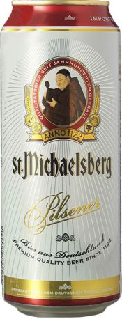 Пиво "St. Michaelsberg" Pilsener, in can, 0.5 л