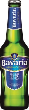 Упаковка пива Bavaria светлое фильтрованное 5% 0.33 л x 24 шт