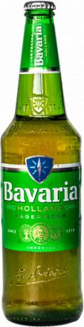 Упаковка пива Bavaria Lager светлое фильтрованное 4.3% 0.66 л х 15 шт.