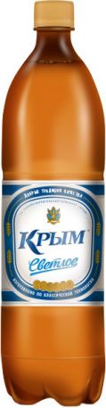 Пиво "Крым" Светлое, ПЭТ, 1.5 л