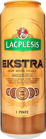 Упаковка пива Lacplesis Ekstra светлое фильтрованное 5.4% 0.568 л x 24 шт - Фото 3