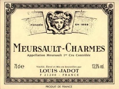 Вино Louis Jadot, Mersault-Charmes 1-er Cru AOC, 2003 - Фото 2