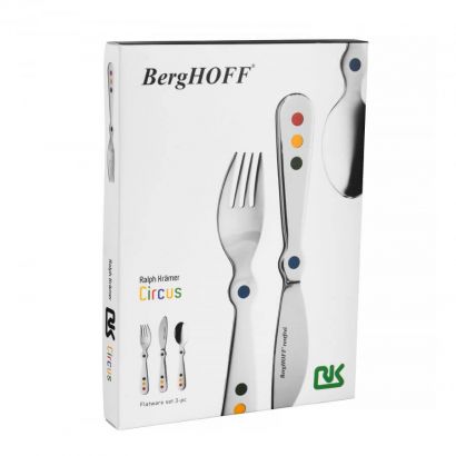 Детские столовые приборы BergHOFF Essentials Circus 3 предмета - Фото 4