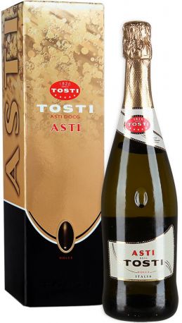 Игристое вино Tosti, Asti DOCG, gift box - Фото 1