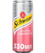 Безалкогольный напиток Schweppes Розовый грейпфрут 0.33 л Безалкогольный напиток Schweppes Розовый грейпфрут 0.33 л