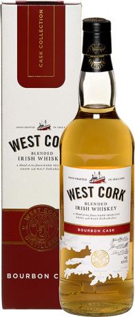 Виски "West Cork" Bourbon Cask, gift box, 0.7 л - Фото 1