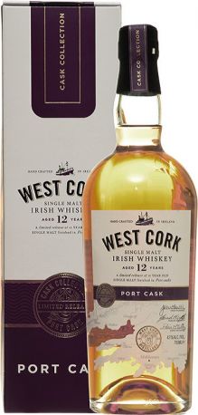 Виски "West Cork" Port Cask 12 Years, gift box, 0.7 л - Фото 1