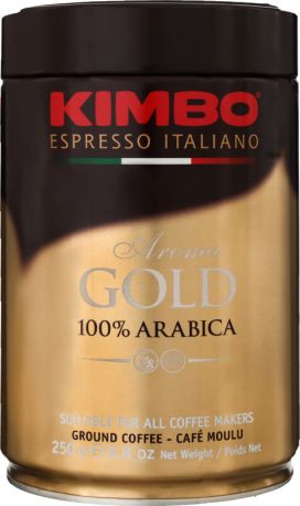 Кофе молотый Kimbo Aroma Gold 250 г - Фото 4
