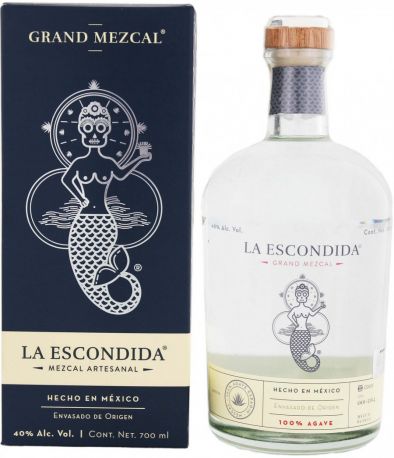 Мескаль Grand Mezcal "La Escondida", gift box, 0.7 л