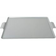 Поднос серебристый 42x30см, Kaymet