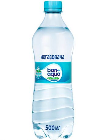 Упаковка минеральной негазированной воды BonAqua0.5 л х 12 бутылки