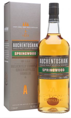 Виски Auchentoshan, "Springwood", gift box, 1 л