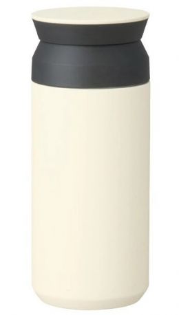 Термокружка Travel Tumbler белая 350мл, Kinto - Фото 1