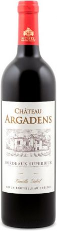 Вино Sichel, "Chateau Argadens" Rouge, Bordeaux Superieur AOC, 2014