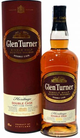 Виски Glen Turner, Heritage Double Cask, in tube, 0.7 л