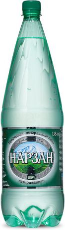 Вода "Нарзан", в пластиковой бутылке, 1.8 л