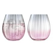 Стакан Dusk розово-серый градиент 425мл (2шт в уп), LSA international