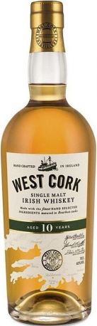 Виски "West Cork" 10 Years, 0.7 л