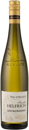Вино Famille Helfrich, Gewurtztraminer, Alsace AOP, 2016