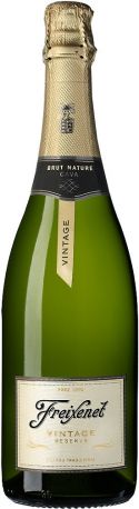 Игристое вино Freixenet, Cava Vintage Reserva Brut Nature, 2015