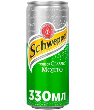 Безалкогольный напиток Schweppes Мохито 0.33 л