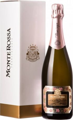 Игристое вино Monte Rossa, "Flamingo" Brut Rose, Franciacorta DOCG, gift box