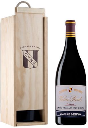 Вино Vina Real, Gran Reserva, 2011, wooden box, 1.5 л - Фото 1