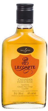 Кальвадос Lecompte, Pays d'Auge, 5 years, 200 мл