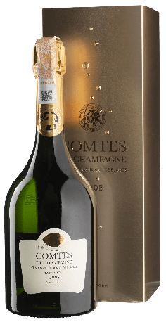 Игристое Comtes de Champagne Blanc de Blancs, gift box 2008 - 0,75 л