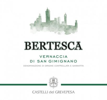 Вино Castelli del Grevepesa, Bertesca, Vernaccia di San Gimignano DOCG, 2016 - Фото 2