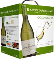 Вино "Baron d'Arignac" Colombard, bag-in-box, 5 л Вино "Baron d'Arignac" Colombard, bag-in-box, 5 л